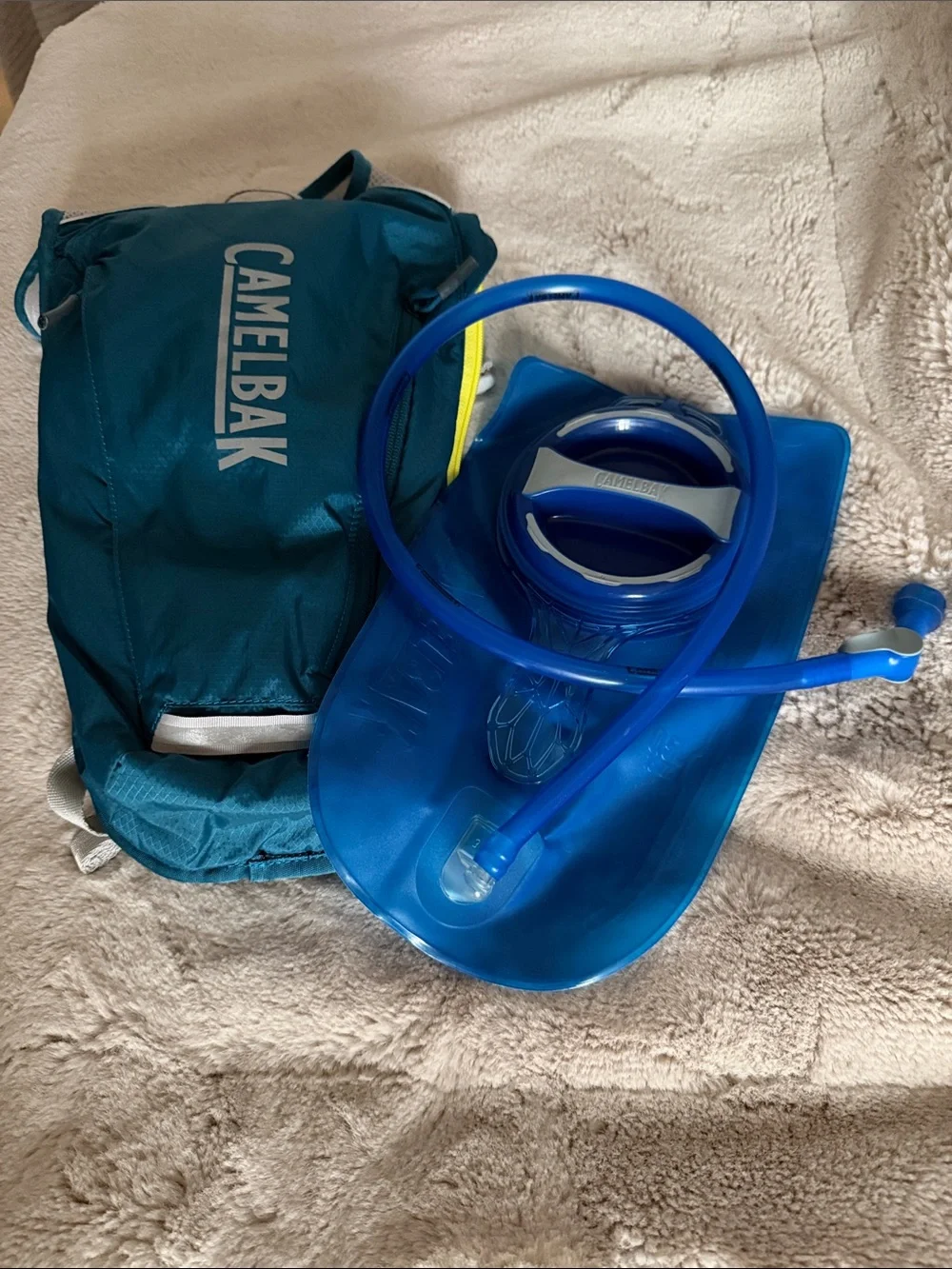 CamelBak Teal and Blue Hydration Reservoir Pack Backpack